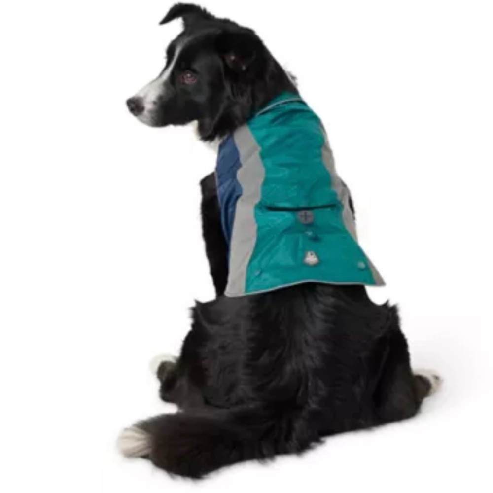 Dog Coat Arcadia Trail 3-in-1 Multiwear Coat in Teal/Gray/Navy size S NEW!